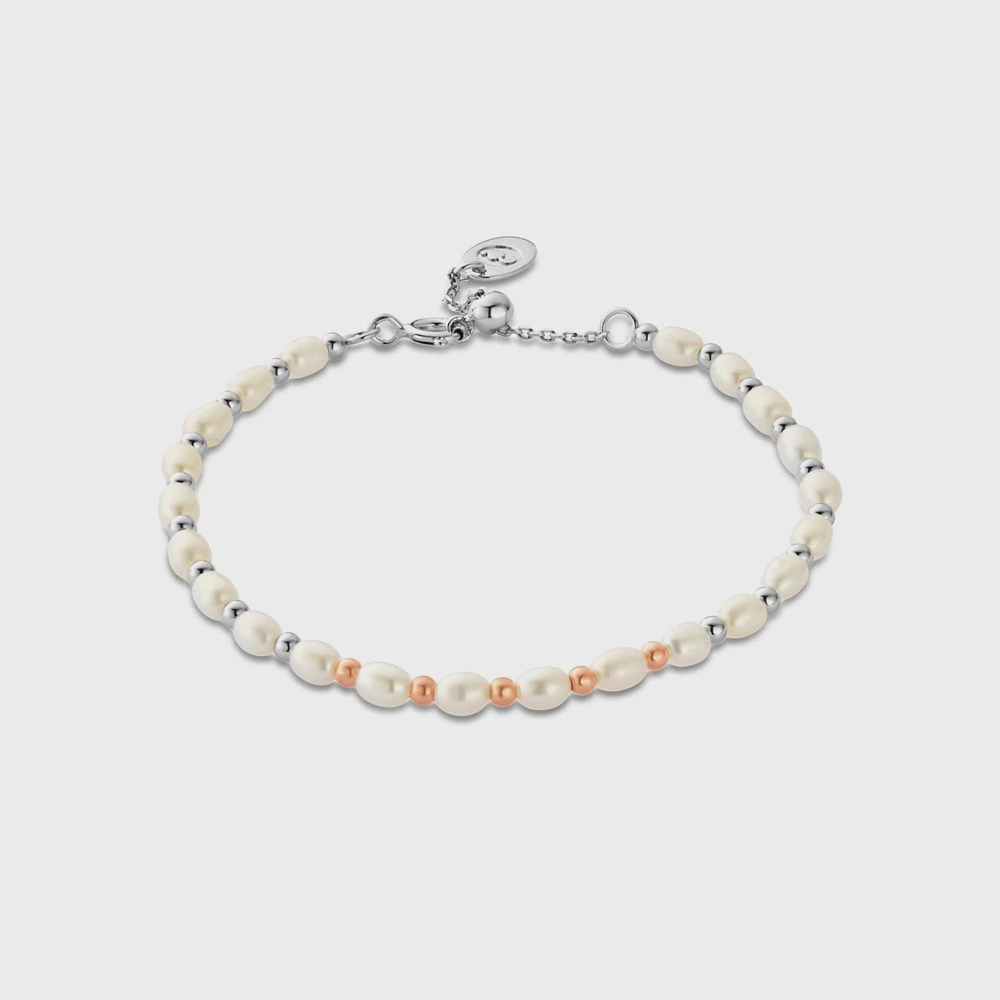 Clogau Beachcomber Silver and Pearl Bracelet 3SBCH0629