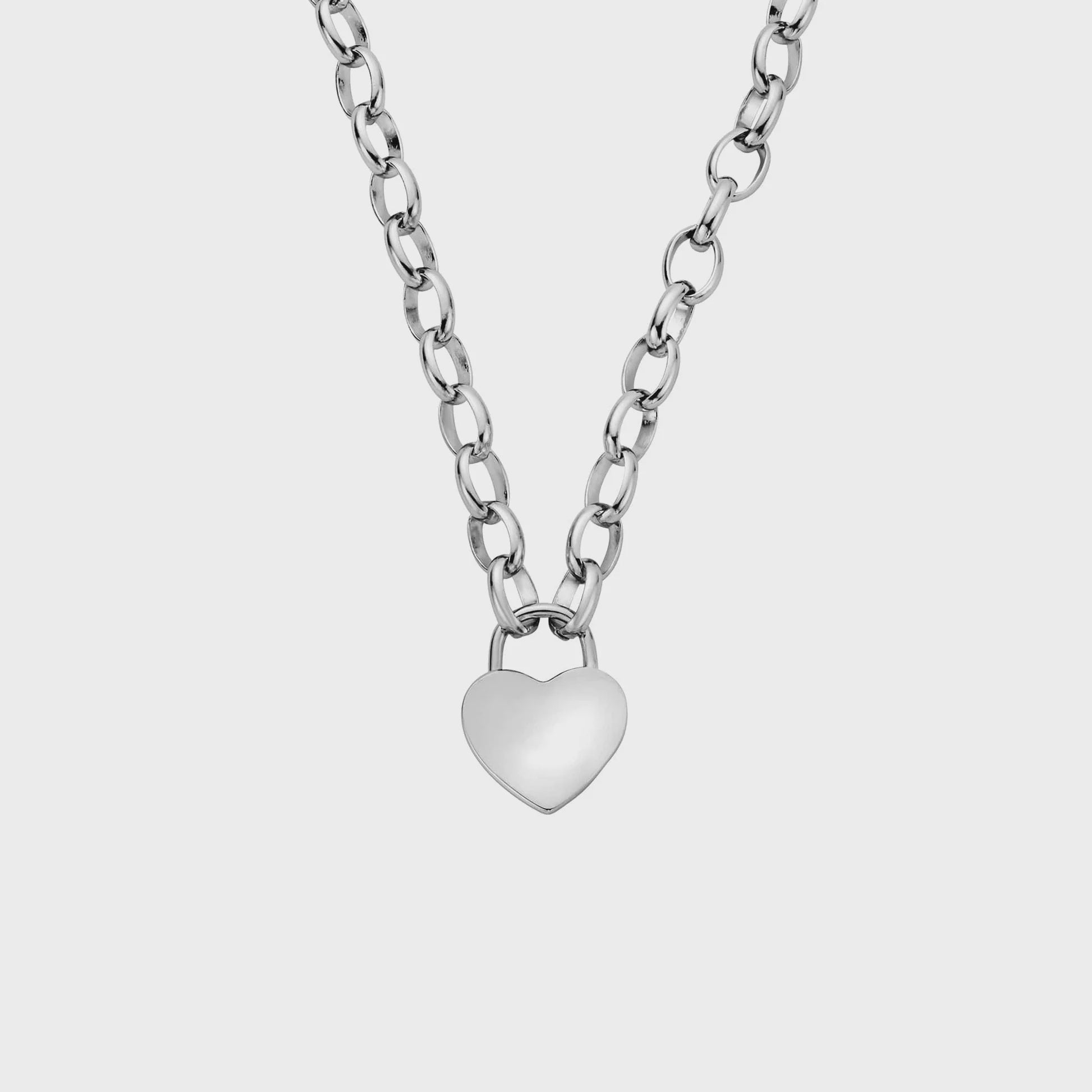 Clogau Cariad® Sterling Silver Padlock Necklace 3SCAR951