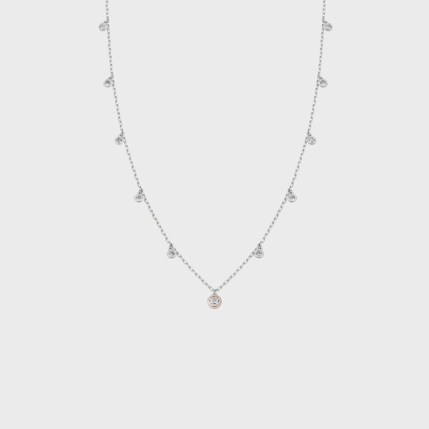 CLOGAU Clogau® Celebration Sterling Silver Necklace with Topaz 3SCEL935