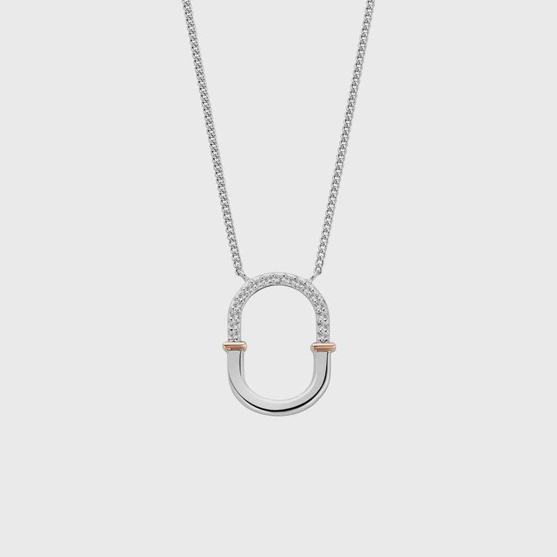 Clogau Connection Silver Necklace 3SCRL0740