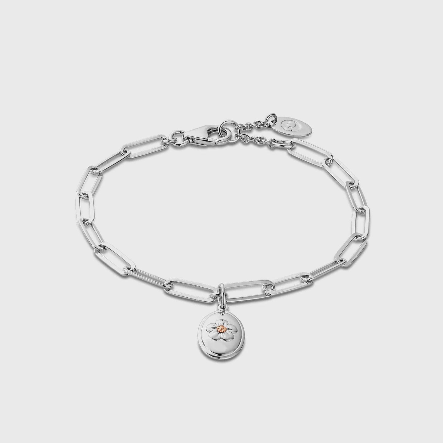 Clogau Forget Me Not Silver Bracelet 3SFMN0747