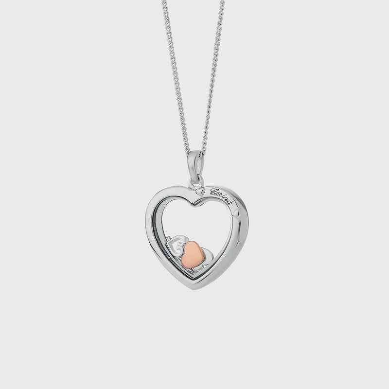 Clogau Cariad Silver Inner Charm Pendant 3SICLP09