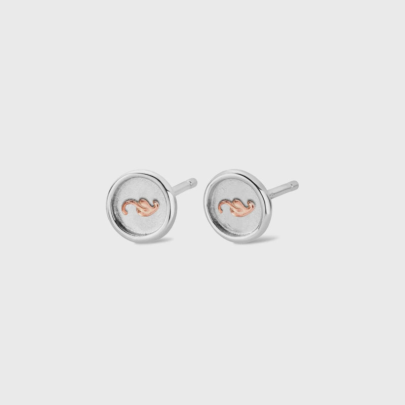 Clogau Tree of Life Insignia Silver Stud Earrings 3STOL0604