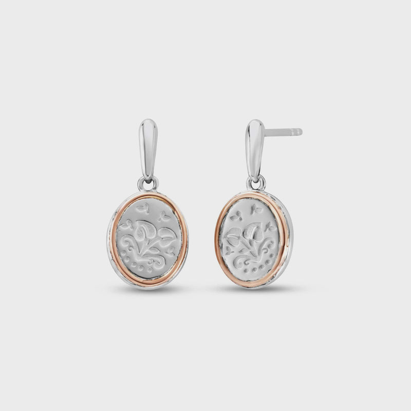 Clogau Tree of Life Filigree Silver Earrings 3STOL764