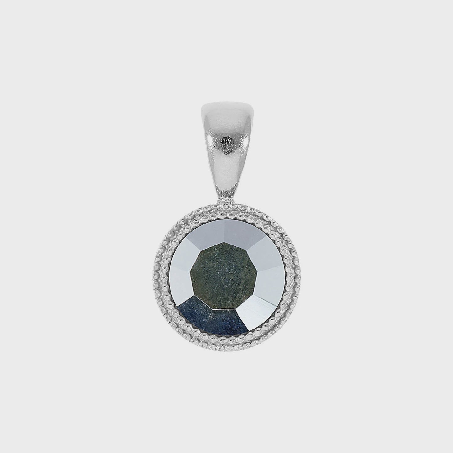 Qudo S/S Fabero 11mm Pendant Crystal Labrador 408450