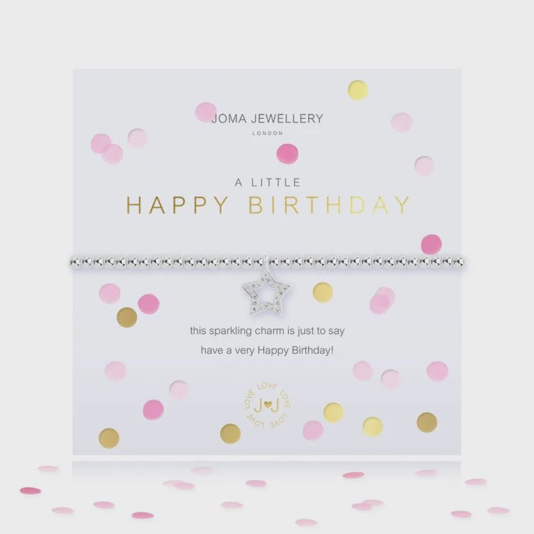 Joma Confetti a Little Happy Birthday Bracelet 4336