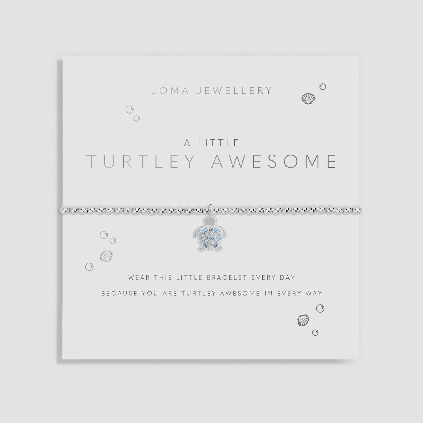 Joma A Little 'Turtley Awesome' Bracelet in Silver Plating 4364