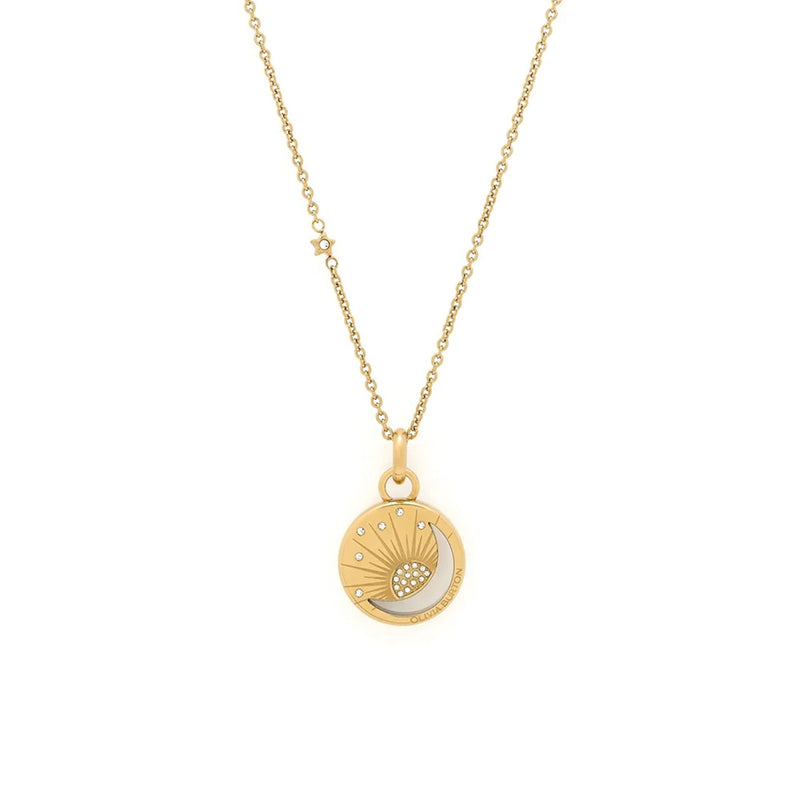 Olivia Burton Celestial Sun Gold Plated Pendant Necklace 24100157