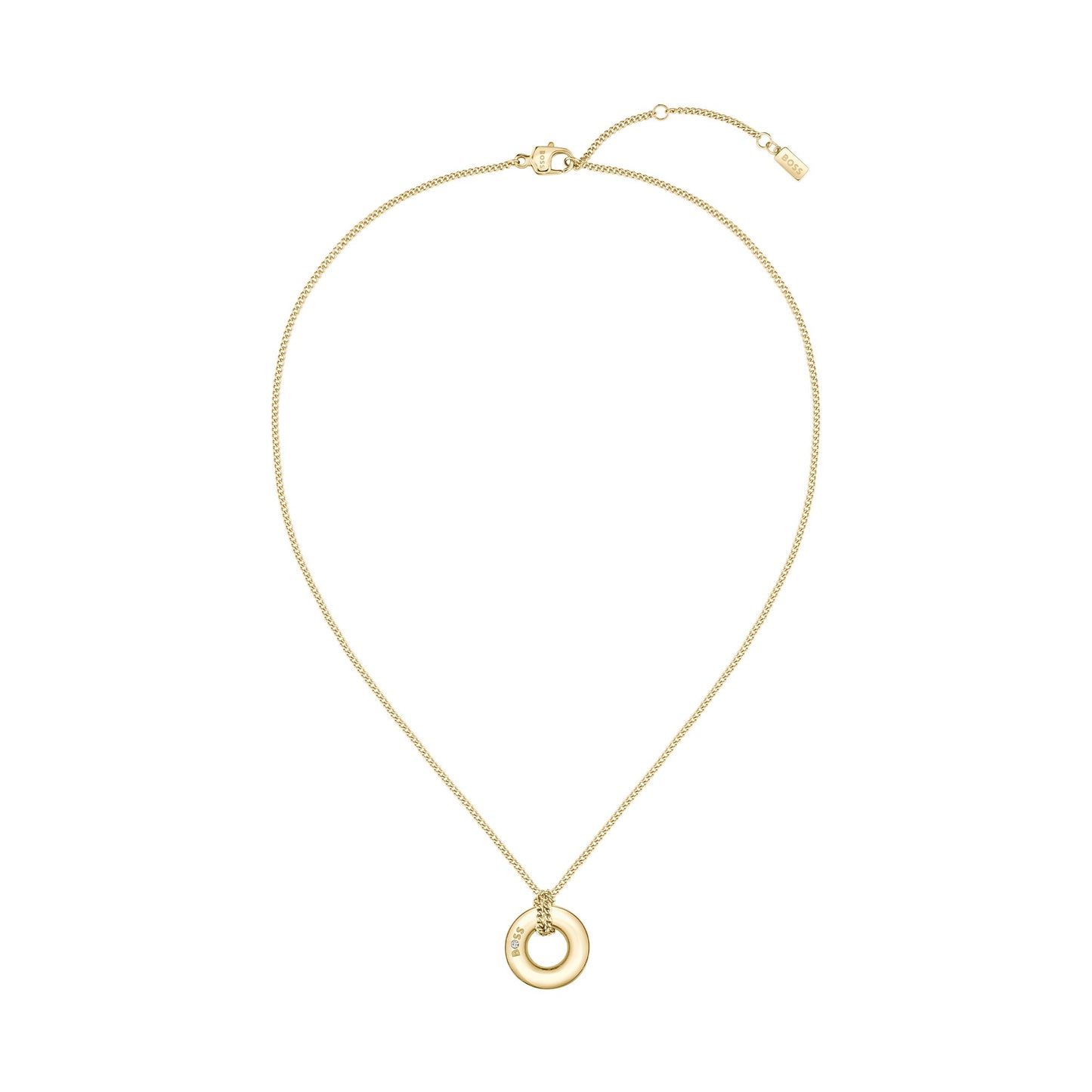 BOSS Yellow Gold-Tone Plated Ladies Pendant 1580684