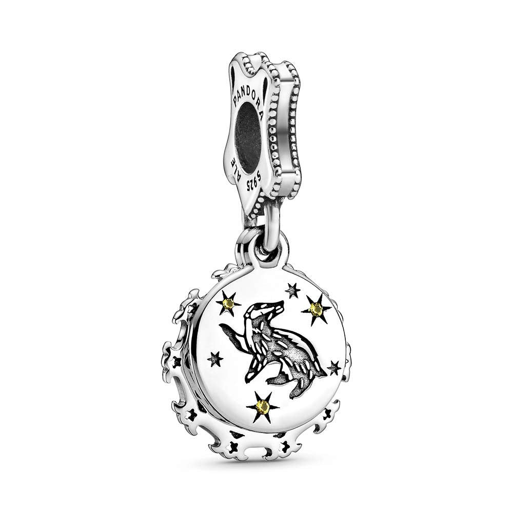 PANDORA Harry Potter Hufflepuff Dangle Charm 798832C01