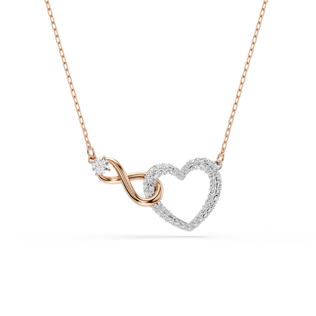 Swarovski Hyperbola necklace Infinity and heart 5518865