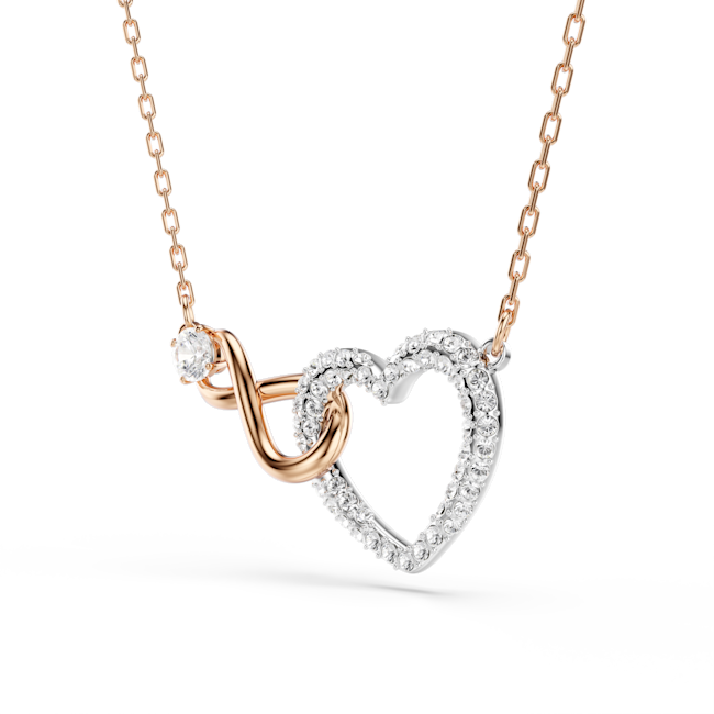 Swarovski Hyperbola necklace Infinity and heart 5518865