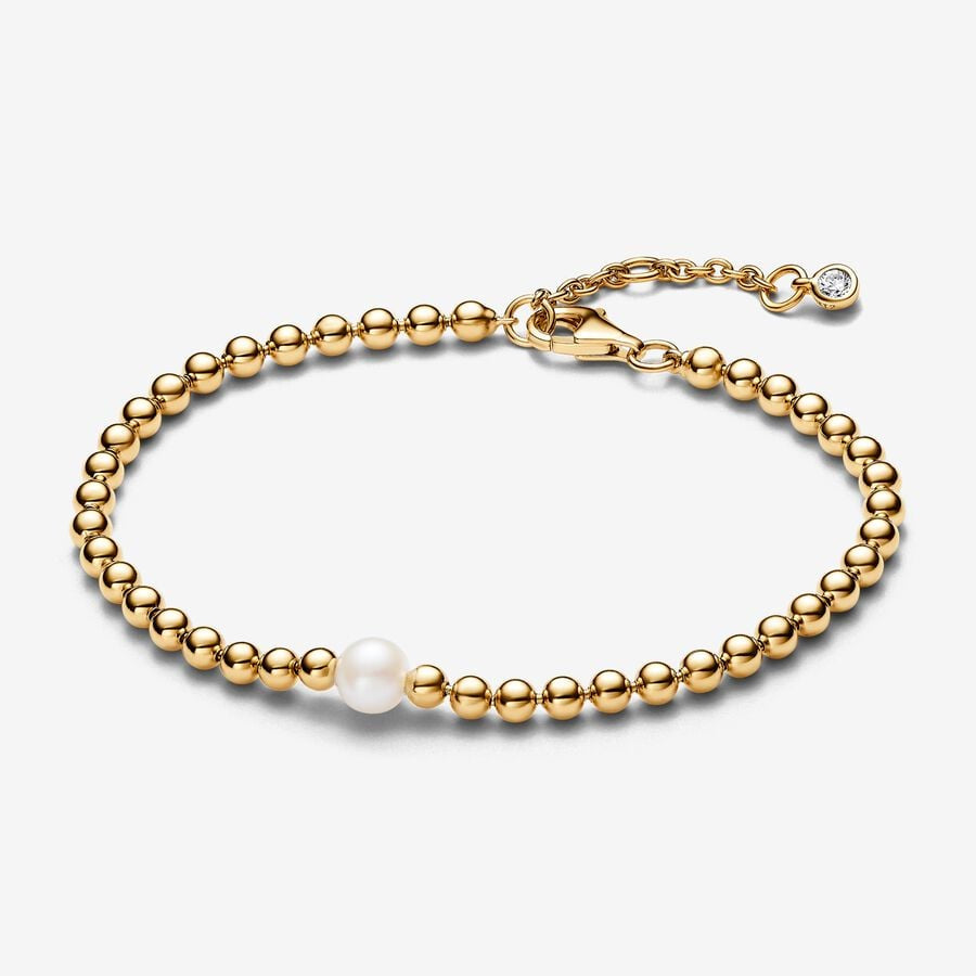 PANDORA Treated Freshwater Cultured Pearl & Beads Bracelet 563173C01