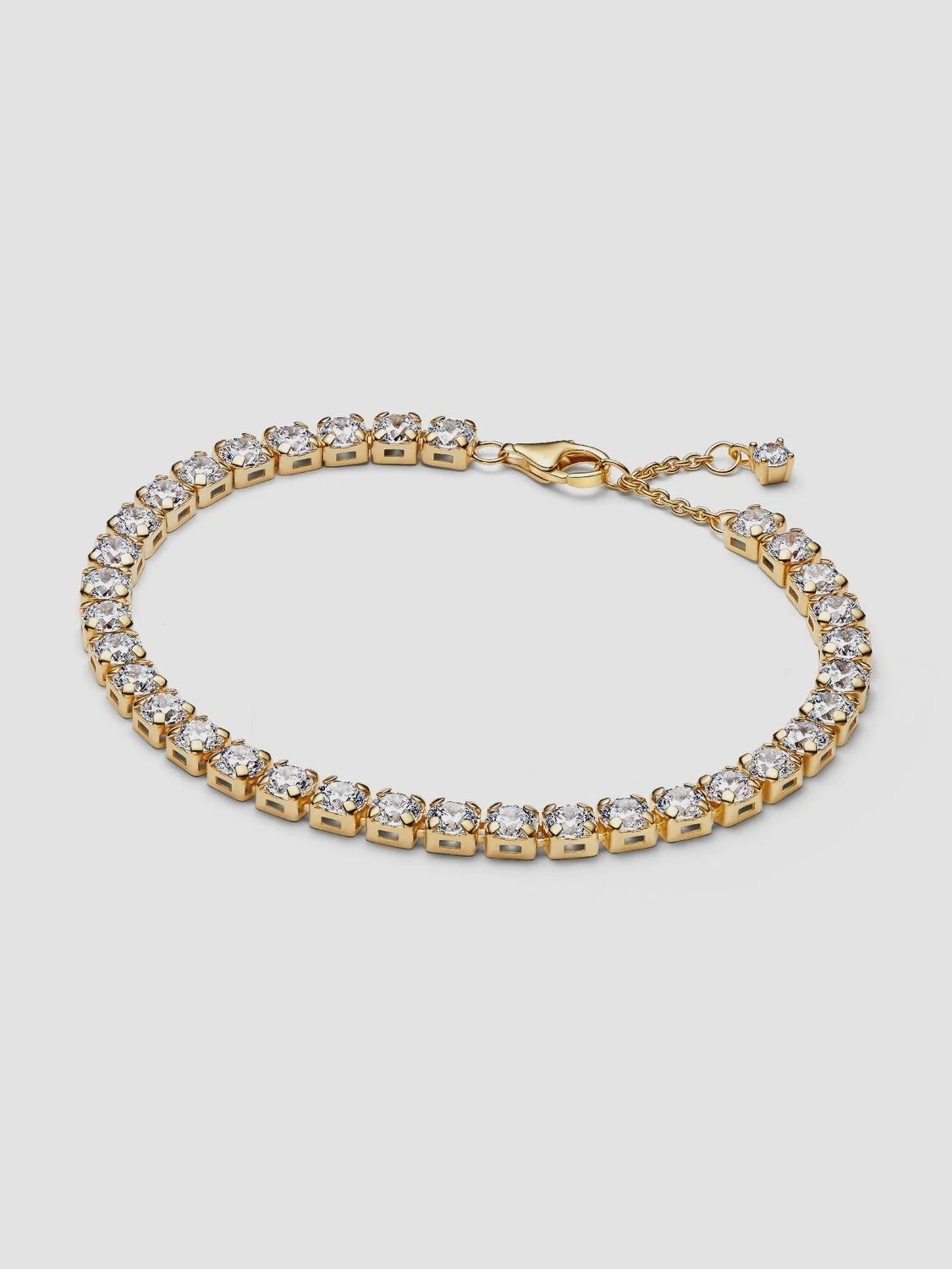 PANDORA Sparkling Bold Tennis Bracelet 14k gold plating 563539C01