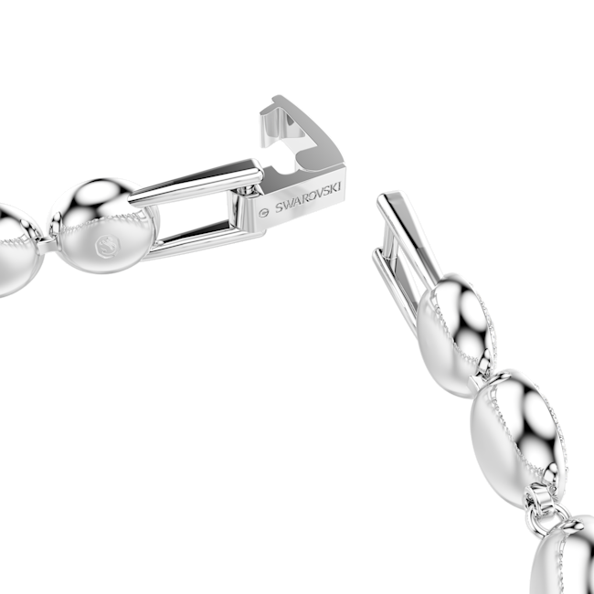 Swarovski Una Angelic bracelet, Round cut, White, Rhodium plated 5682279