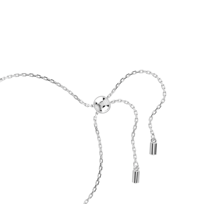 Swarovski Constella bangle, Crystal pearl, Round cuts, White, Rhodium plated 5705618