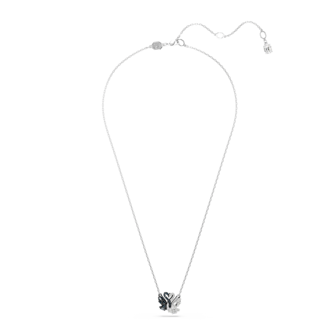 Swarovski Swan pendant, Swan, Black, Mixed metal finish 5705721