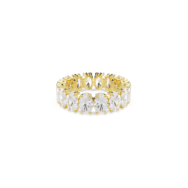 Swarovski Gold Tone Matrix Oval Cut Ring 5707190