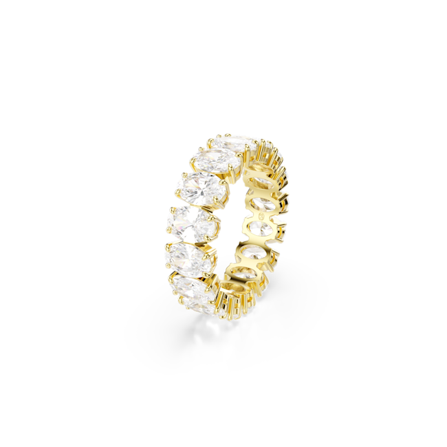 Swarovski Gold Tone Matrix Oval Cut Ring 5707190