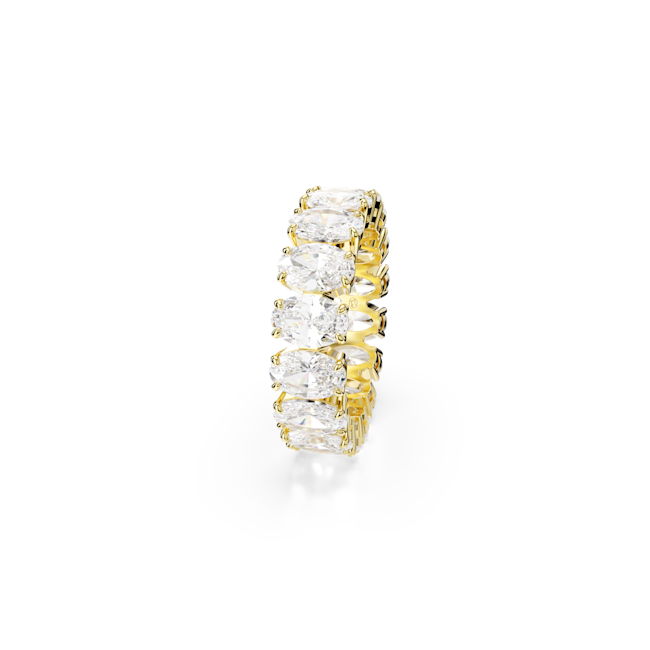 Swarovski Gold Tone Matrix Oval Cut Ring 5707190