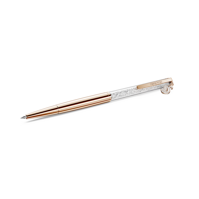 SWAROVSKI Crystalline ballpoint pen, Swan, Rose gold-tone plated 5714959