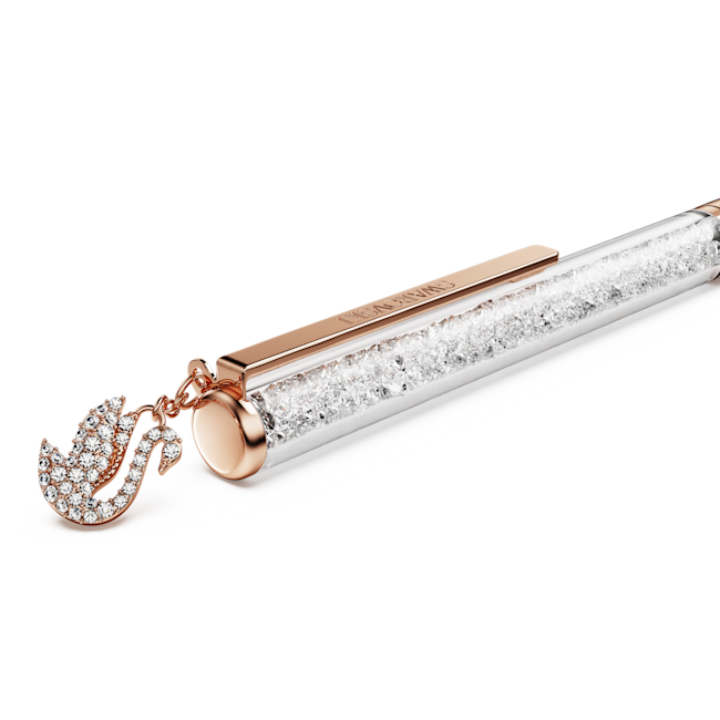 SWAROVSKI Crystalline ballpoint pen, Swan, Rose gold-tone plated 5714959