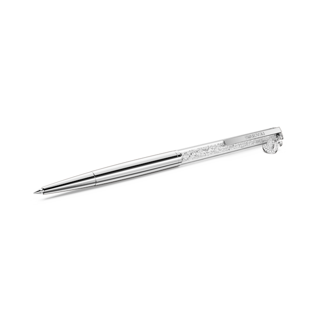 SWAROVSKI Crystalline ballpoint pen, Swan, Chrome plated 5728406