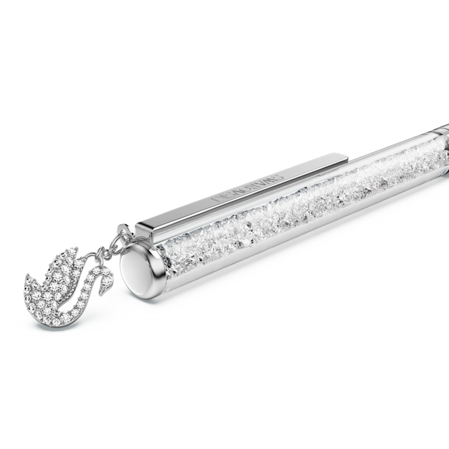 SWAROVSKI Crystalline ballpoint pen, Swan, Chrome plated 5728406