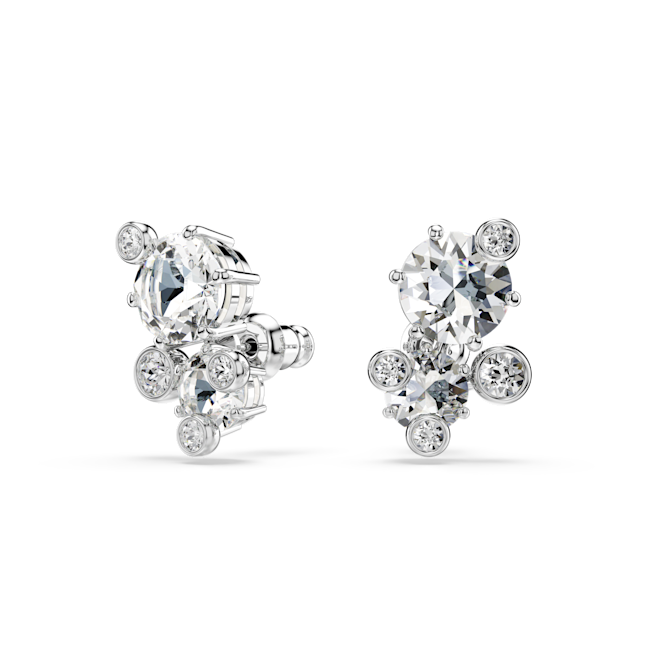 Swarovski Constella stud earrings Silver Tone 5732253