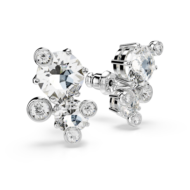 Swarovski Constella stud earrings Silver Tone 5732253