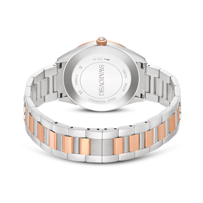 Swaorvksi Matrix date watch Rose gold tone Mixed metal finish 5734663