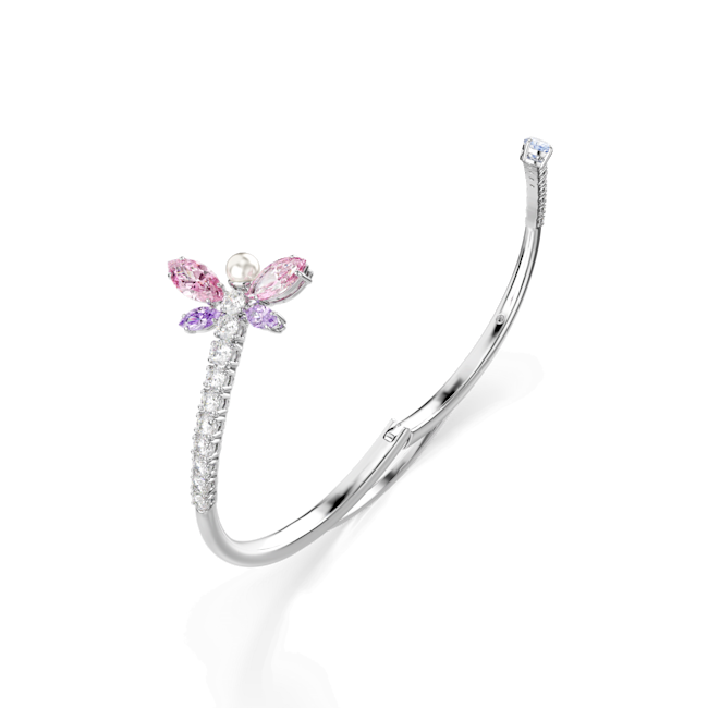 SWAROVSKI Ariana Grande x Swarovski bangle Dragonfly Rhodium plated 5737402