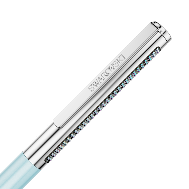 Swarovski Matrix Tennis ballpoint pen Blue, Chrome plated 5740676