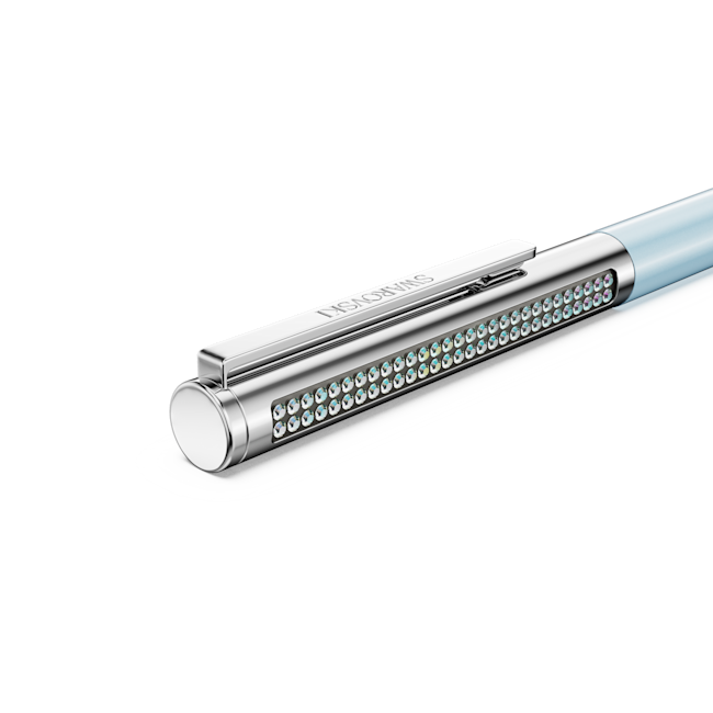 Swarovski Matrix Tennis ballpoint pen Blue, Chrome plated 5740676