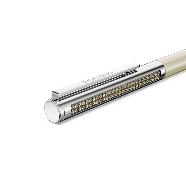 Swarovski Matrix Tennis ballpoint pen Brown, Gold-tone plated 5740678