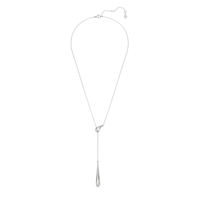 SWAROVSKI Swarovski Classica Y pendant, Round cut, White, Sterling silver 5741221
