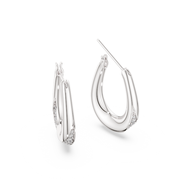 SWAROVSKI Swarovski Classica hoop earrings Sterling silver 5743474