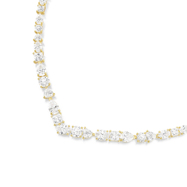 Swarovski Mesmera Gold Tone Necklace 5743826