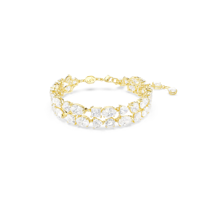 Swarovski Mesmera Gold Tone Double Row Bracelet 5743827