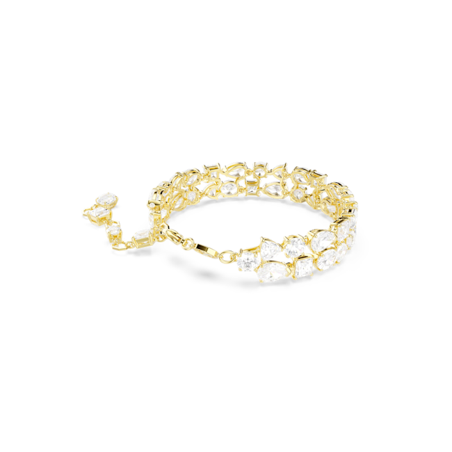 Swarovski Mesmera Gold Tone Double Row Bracelet 5743827