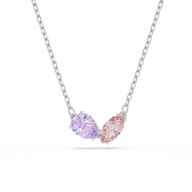 Swarovski Ariana Grande x Swarovski set, Mixed cuts, Multicolored, Rhodium plated 5746577