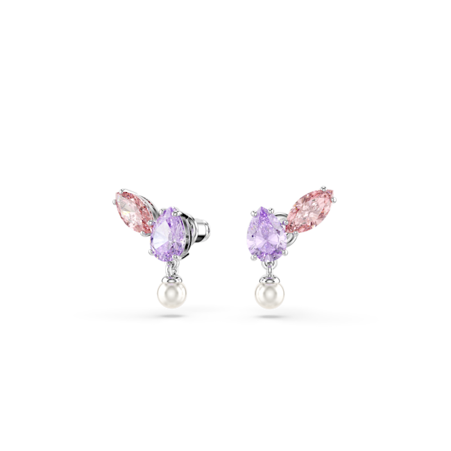 Swarovski Ariana Grande x Swarovski set, Mixed cuts, Multicolored, Rhodium plated 5746577