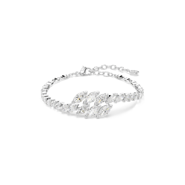 SWAROVSKI Mesmera bracelet, Marquise cut, White, Rhodium plated 5748014