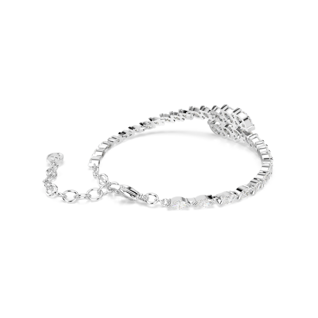 SWAROVSKI Mesmera bracelet, Marquise cut, White, Rhodium plated 5748014