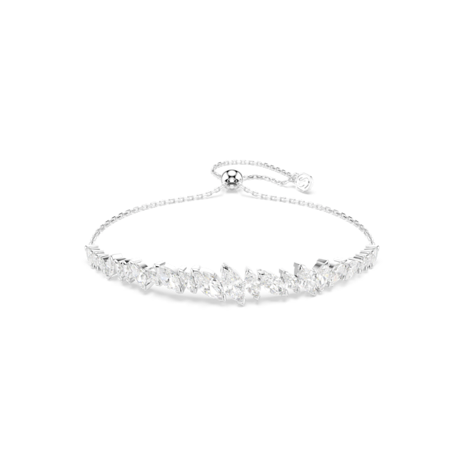 SWAROVSKI Mesmera bracelet, Marquise cut, White, Rhodium plated 5748650