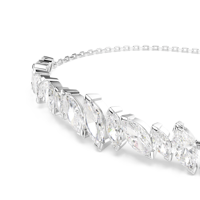 SWAROVSKI Mesmera bracelet, Marquise cut, White, Rhodium plated 5748650