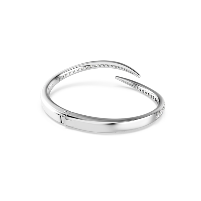 SWAROVSKI Vienna bangle, Round cut, Swan, White, Rhodium plated 5749200