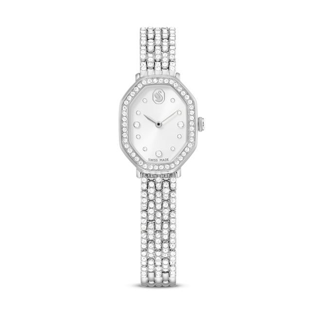 SWAROVSKI Dextera octagon watch Silver tone, Stainless steel 5749451