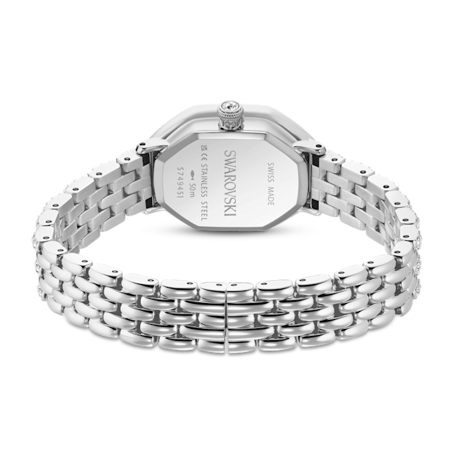 SWAROVSKI Dextera octagon watch Silver tone, Stainless steel 5749451