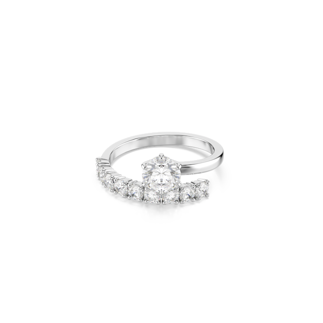 SWAROVSKI Matrix open ring Rhodium plated 5753575